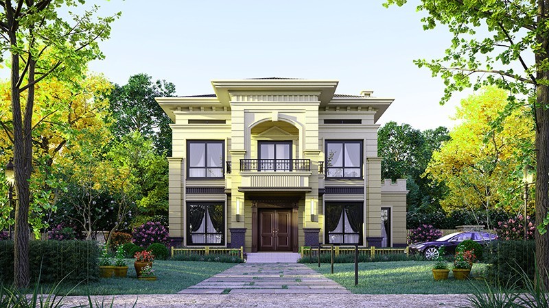 雅安中式合院住宅，开放庭院与邻里乡亲更亲近